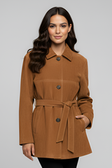 AUBREY - Suede Shirt Jacket Sheepskin Leather