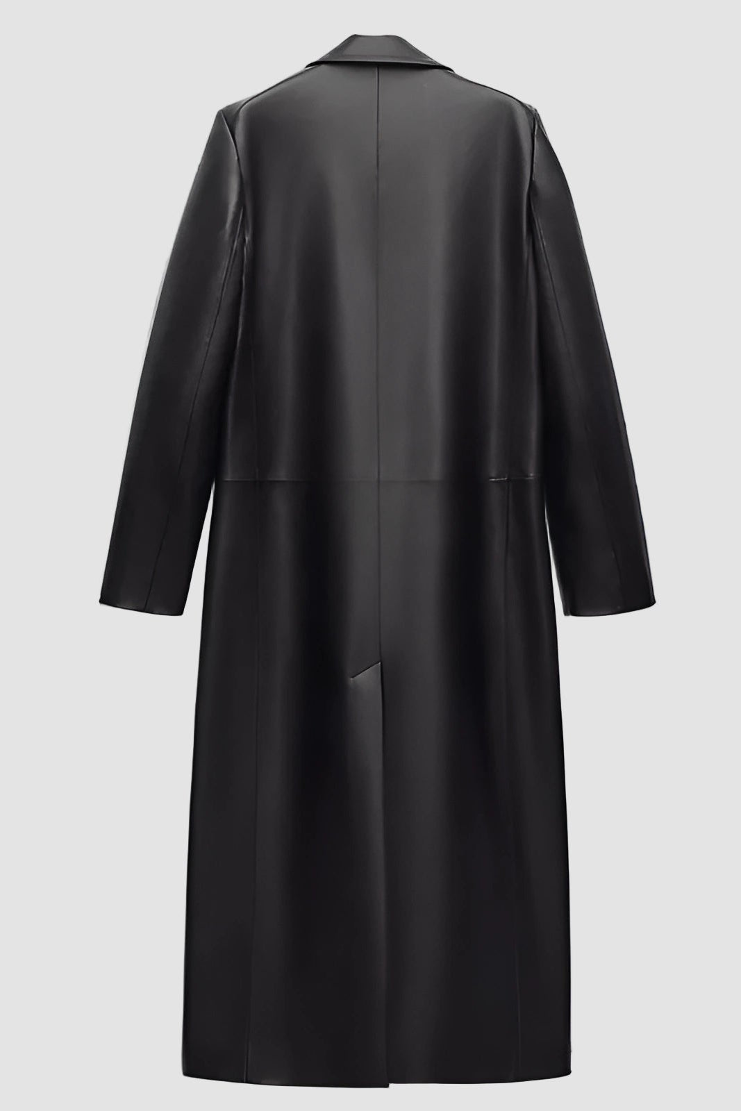 Leather Coat Long Trench