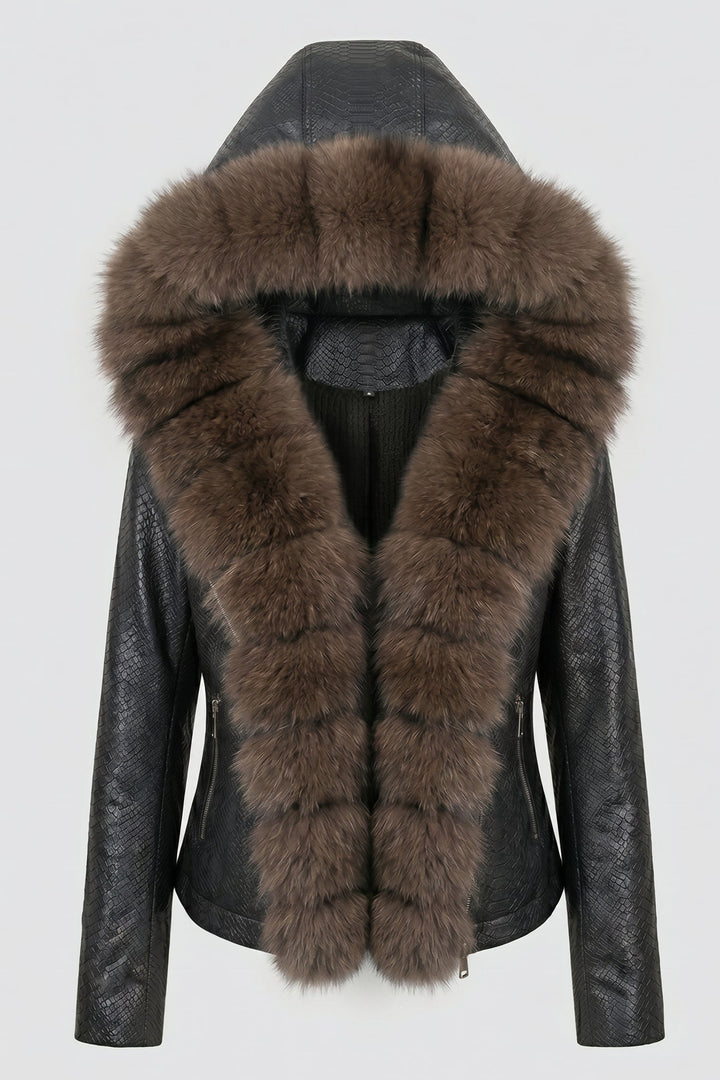 BLAKELY - Cropped Sheepsk - luxury shearling jacket fashion