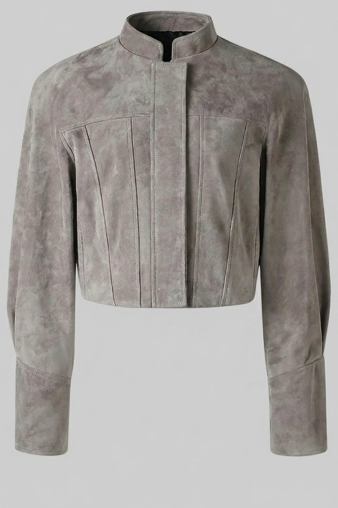 BRYN - Suede Sheepskin Jacket, Fabric Texture Close-up