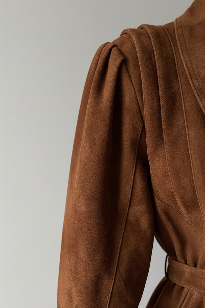 CAMERON - Suede Jacket Sleeve Detail