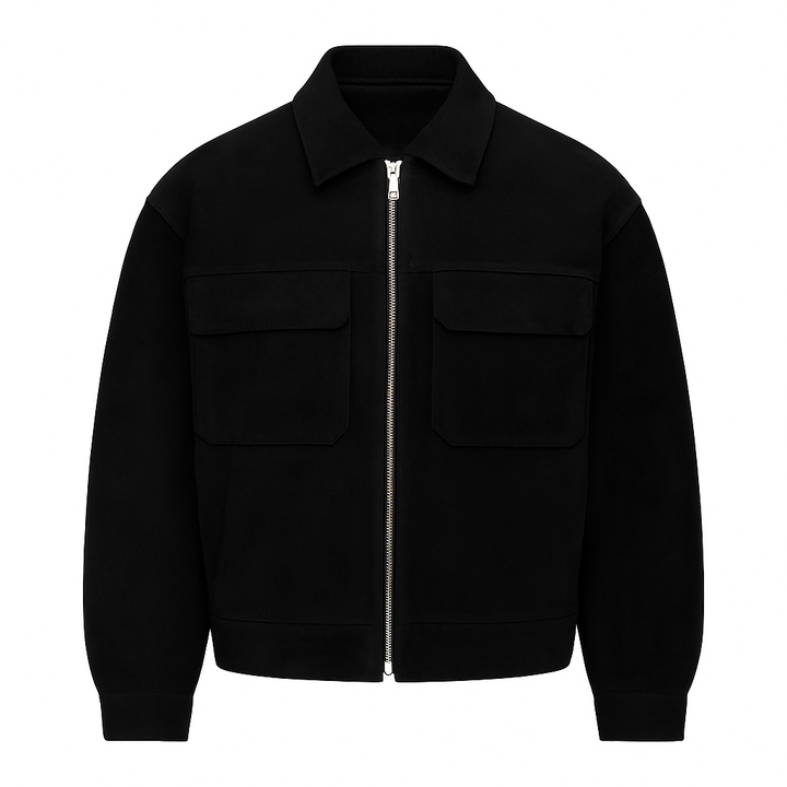 Dalvyn | Coupe-vent oversize en daim