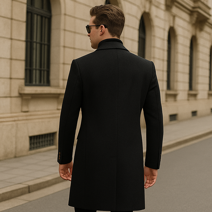Dalvyn | Manteau long en laine pour homme
