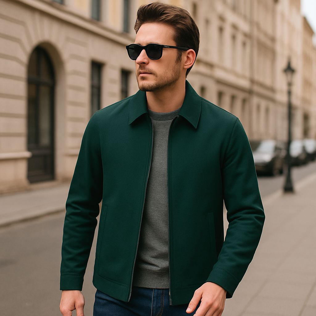 Dalvyn | Men’s Zip Collar Jacket