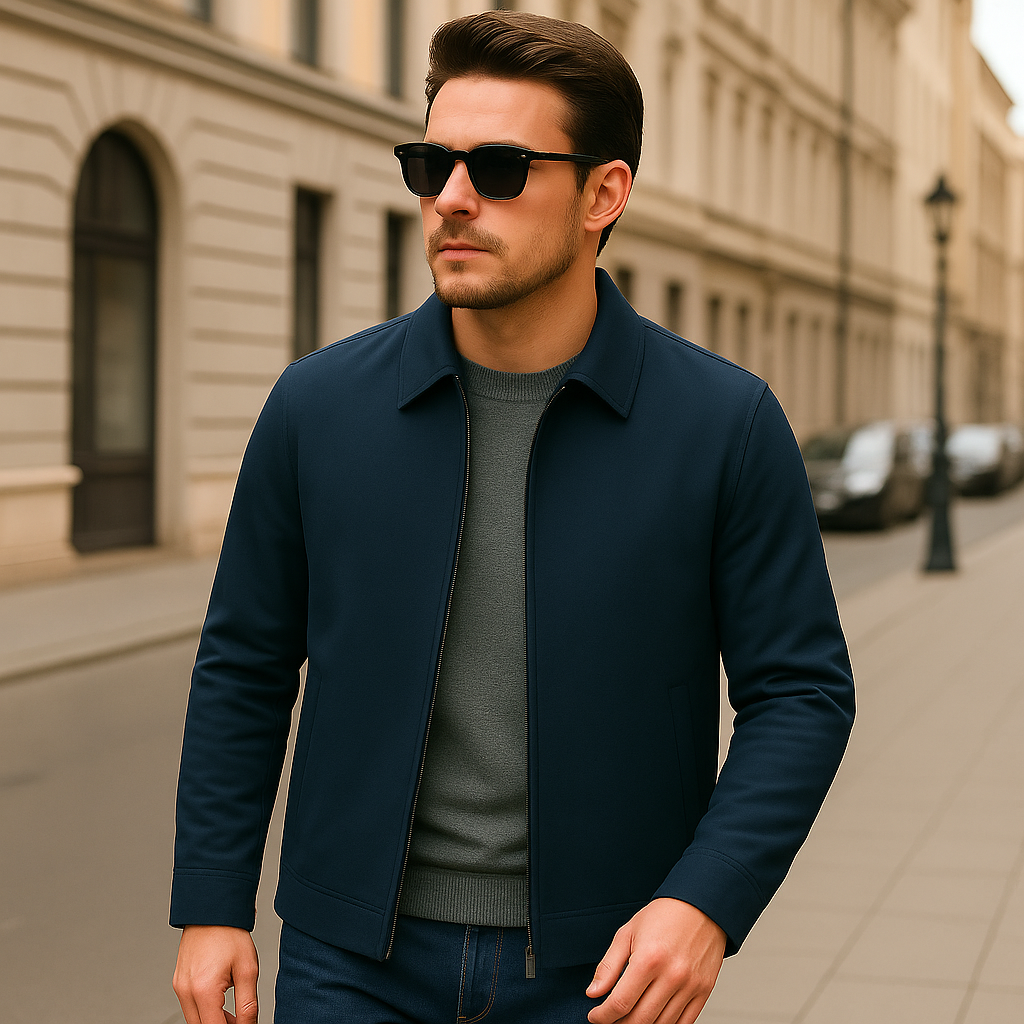 Dalvyn | Men’s Zip Collar Jacket