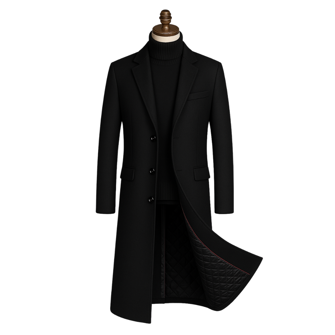Dalvyn | Manteau long en laine pour homme