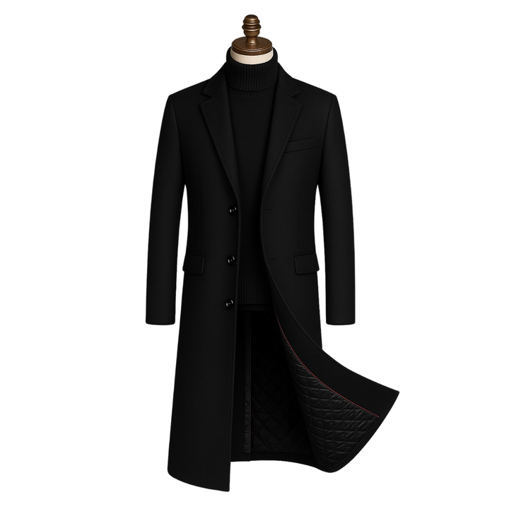Dalvyn | Manteau long en laine pour homme