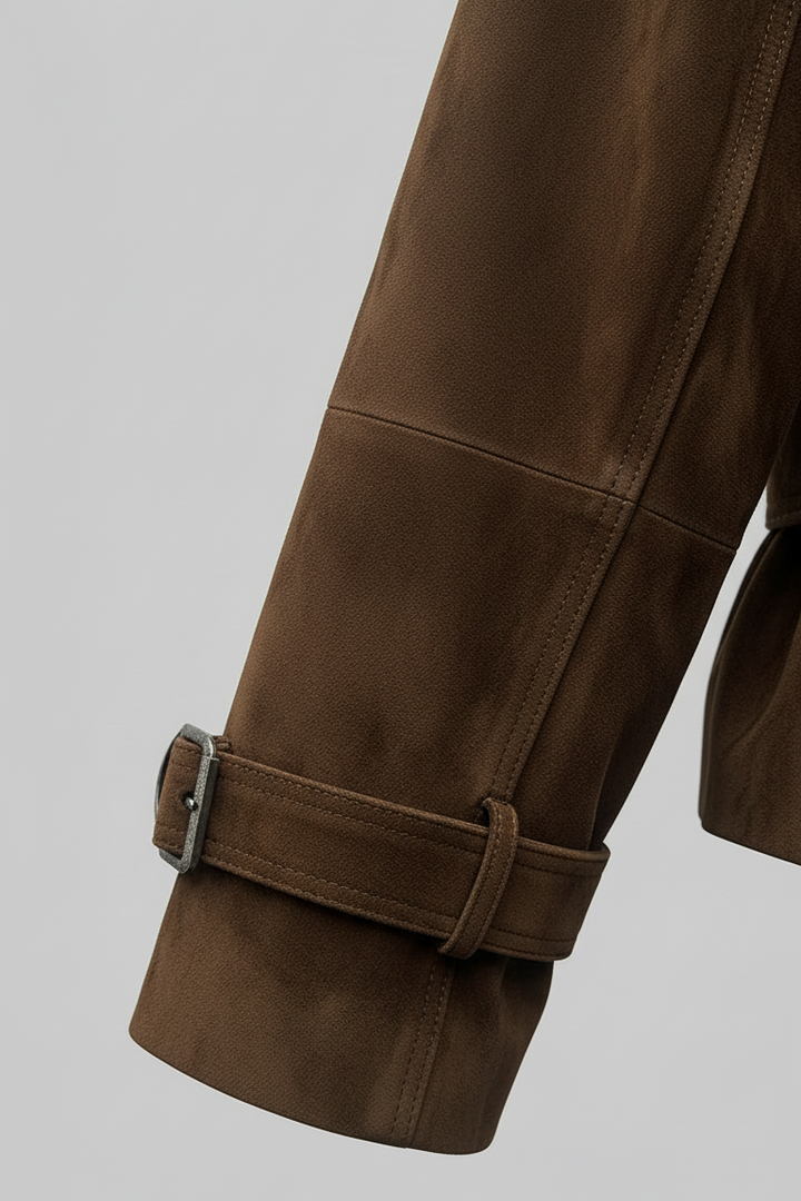 ELLIS - Suede Jacket sleeve detail