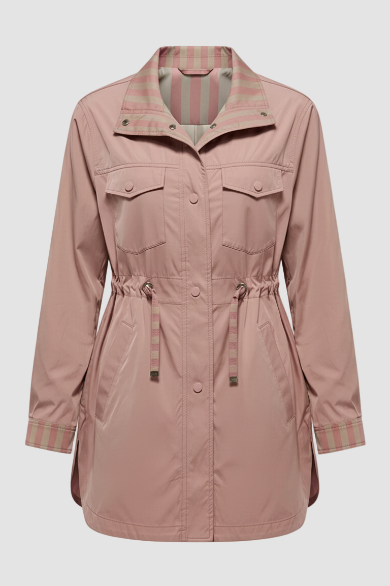 Discover the EVELON Spring Trench Coat lightweight, breathable, and windproof with sash belt and turn-down collar for effortless elegance.