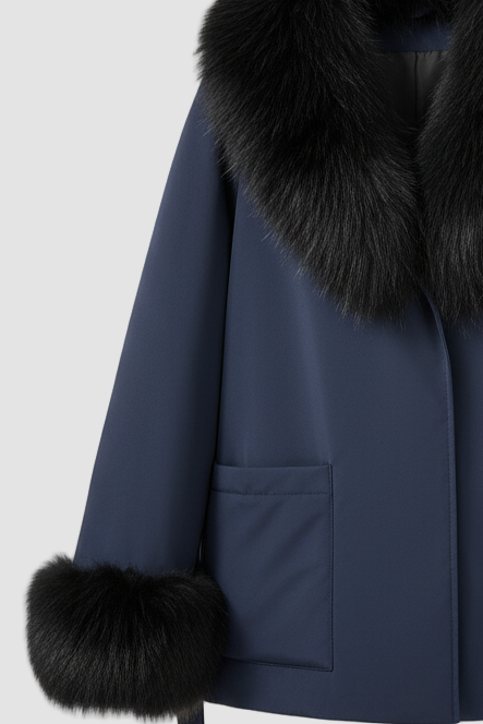 Discover FARLENA – a luxurious fox fur down coat crafted for women seeking elegance, warmth, and modern winter style. Premium texture, plush fur trim, and a refined silhouette for cold-season sophistication.