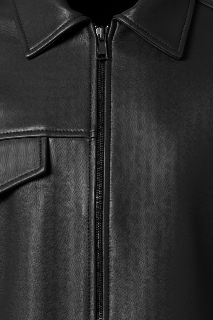 HOLLIS - Motorcycle Jacke - Zipper detail
