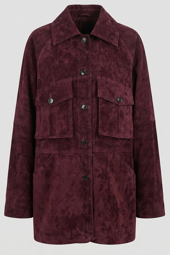 IVY - Burgundy suede jacket