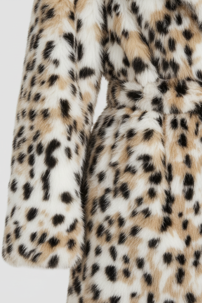 LYSERRA – Leopard Shearling Coat