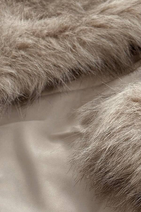 MAWEII – Faux Fur Long Coat