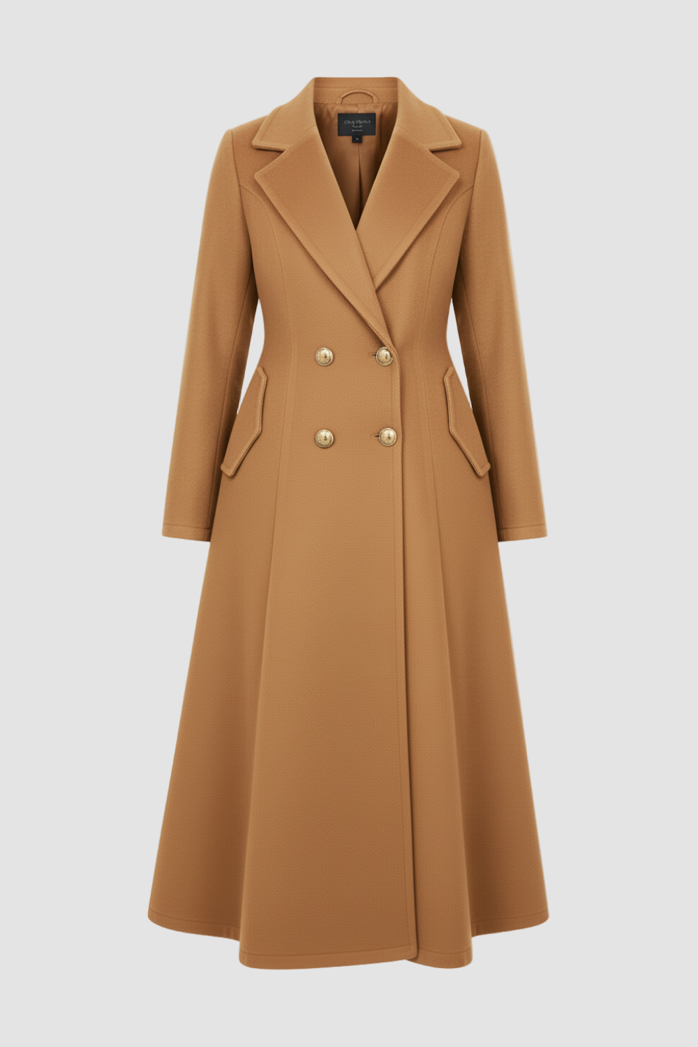 MAWEII – Wool Blend A-Line Coat