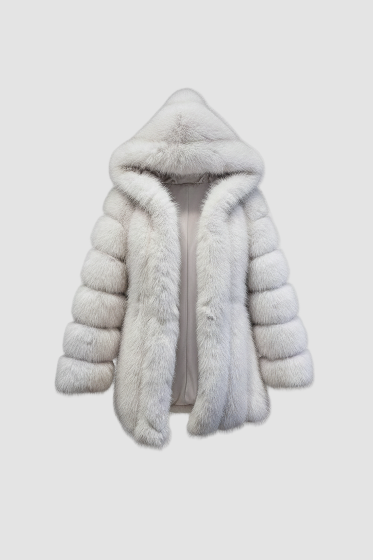 MYRALYN – Faux Fur Hooded Coat