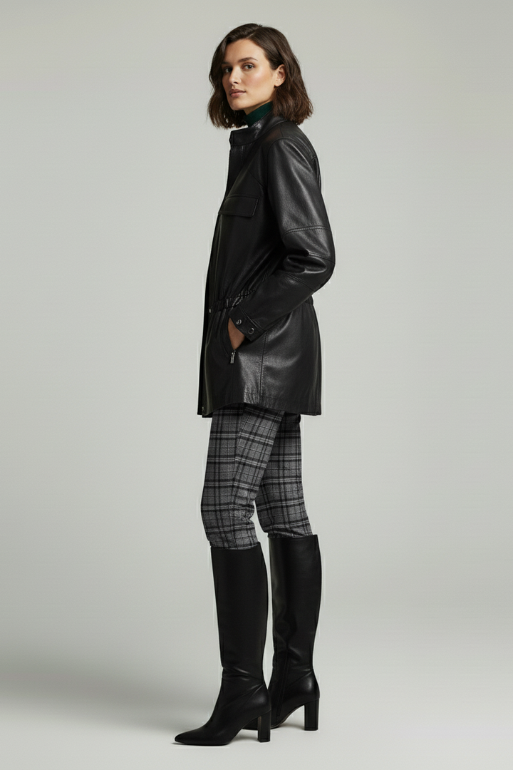 PAYTON - Vegetable-Tanned - coat profile, elegant length, fashion shape
