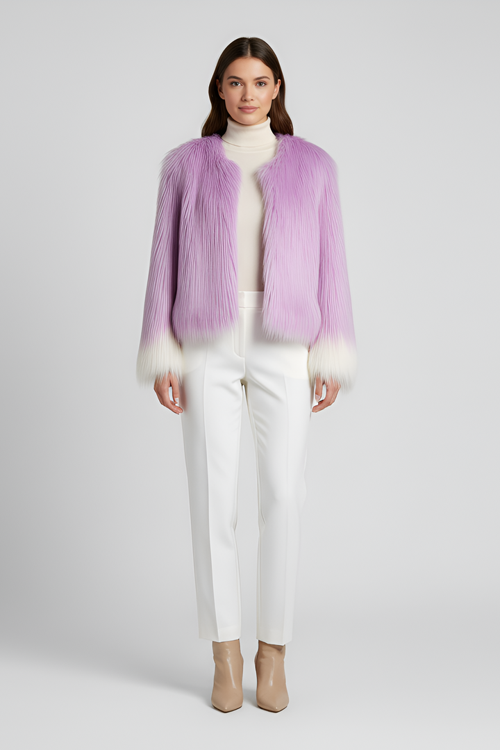 RAVELYN – Faux Fur Coat