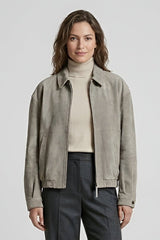 ROWAN - Vintage Suede Leather Bomber Jacket