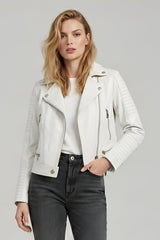Ryder - Motorcycle Leather Jacket Genuine Leather Light Edition