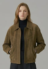 SIENNA - Goatskin Leather Jacket