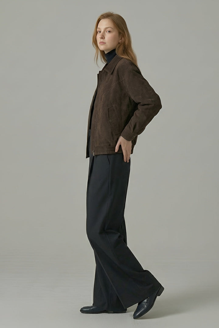 SIENNA - Model in Jacket Side Profile