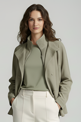 TESSA - Leather Jacket Chic Design