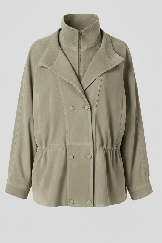 TESSA - sage green  bomber jacket