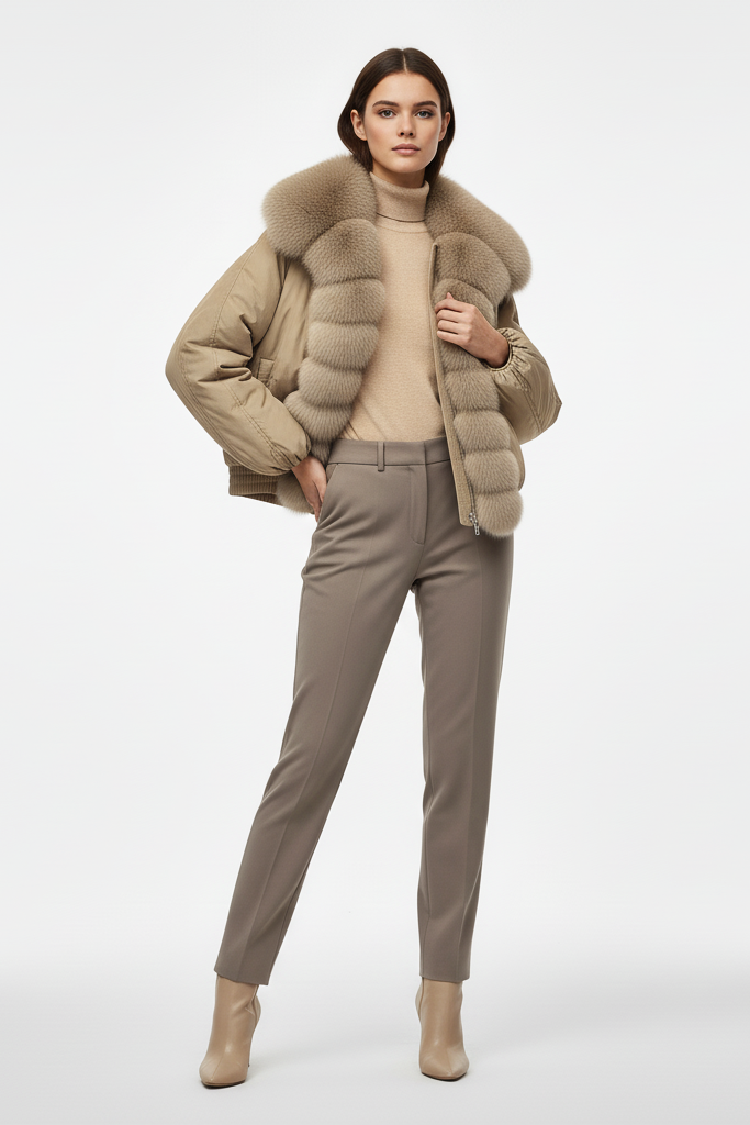 VELORIA jacket – woven shell texture waterproof fabric