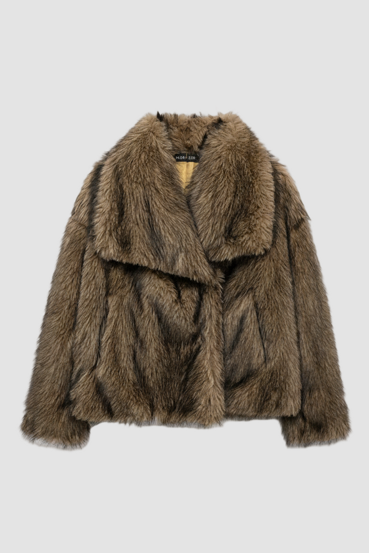 Details of SEELIA – Short Faux Fur Coat.