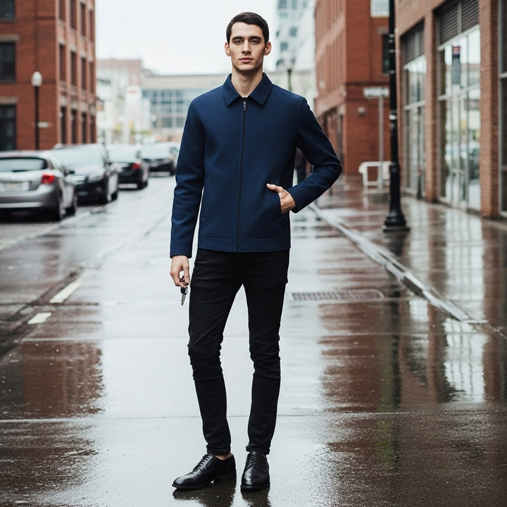 Dalvyn | Men’s Zip Collar Jacket