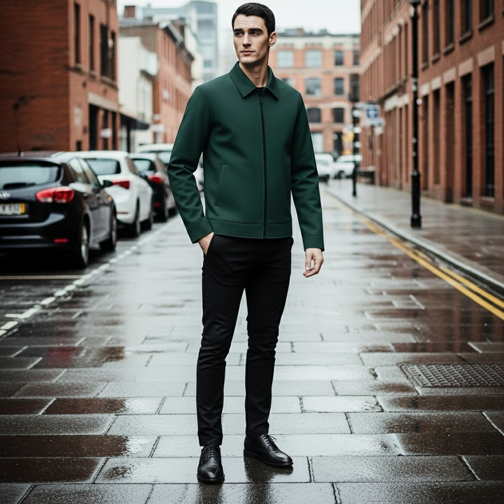 Dalvyn | Men’s Zip Collar Jacket