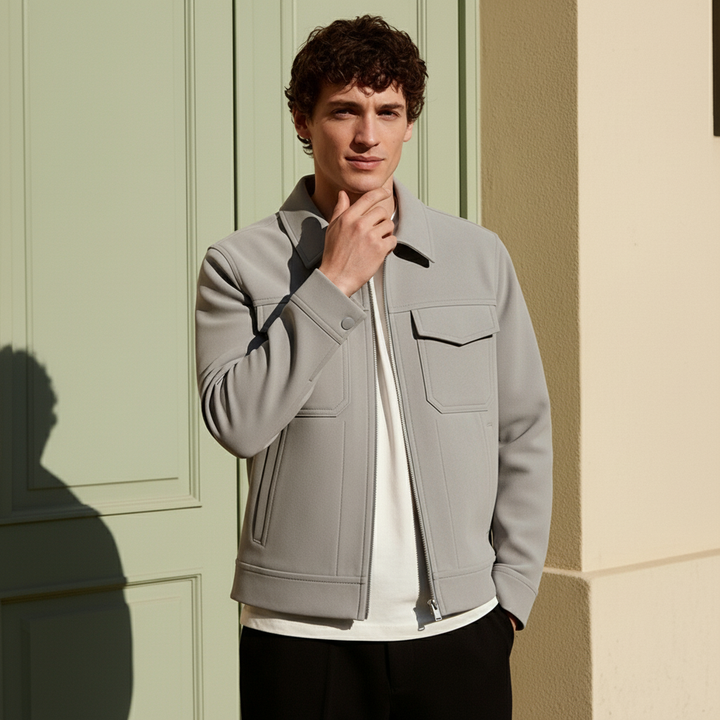 Dalvyn | Coupe-vent oversize en daim