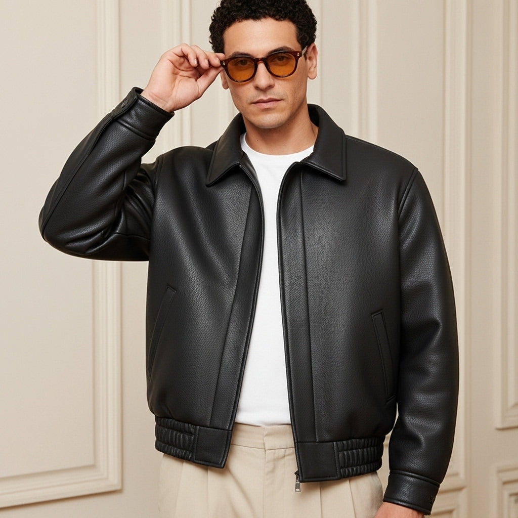 Dalvyn | PU Leather Biker Jacket