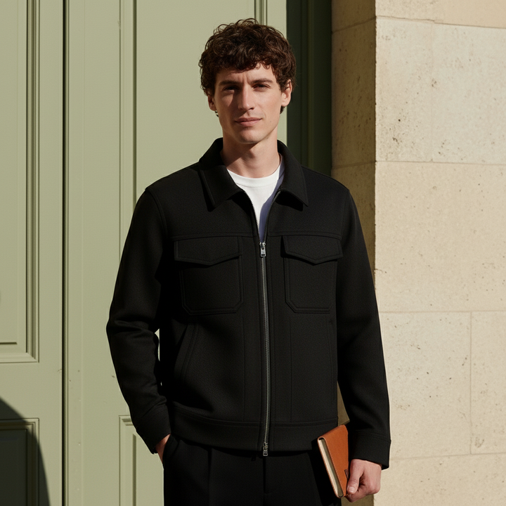 Dalvyn | Coupe-vent oversize en daim