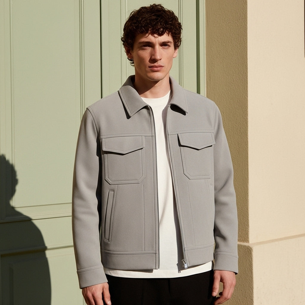 Dalvyn | Coupe-vent oversize en daim