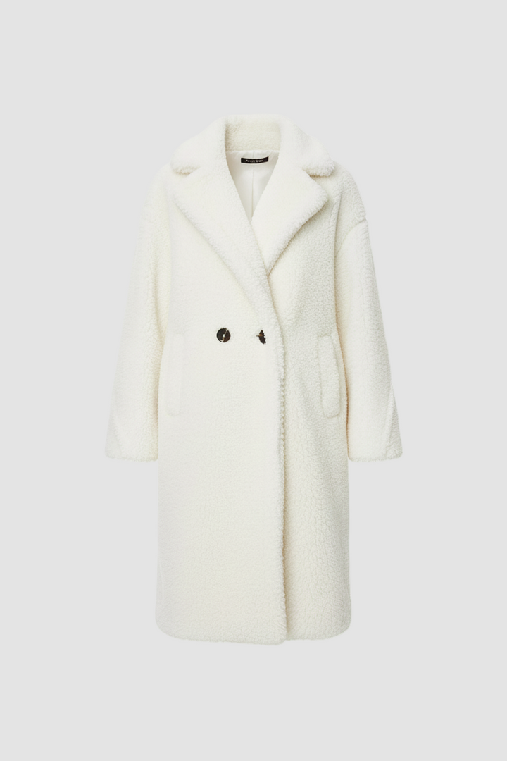 White coat on a white background