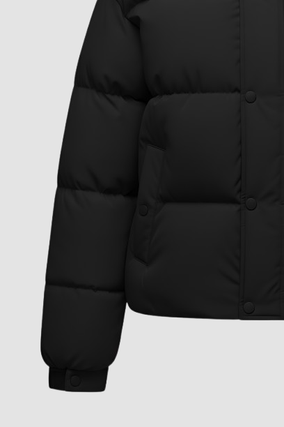 Dalvyn winter hooded jacket – lightweight insulated hooded coat with water-resistant finish, designed for warmth and effortless urban style.