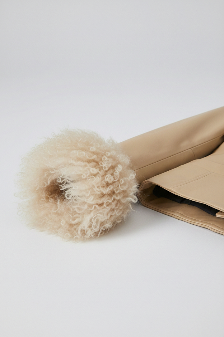 AURELIA - Genuine Leather - luxury leather sleeve, cuff, stitching