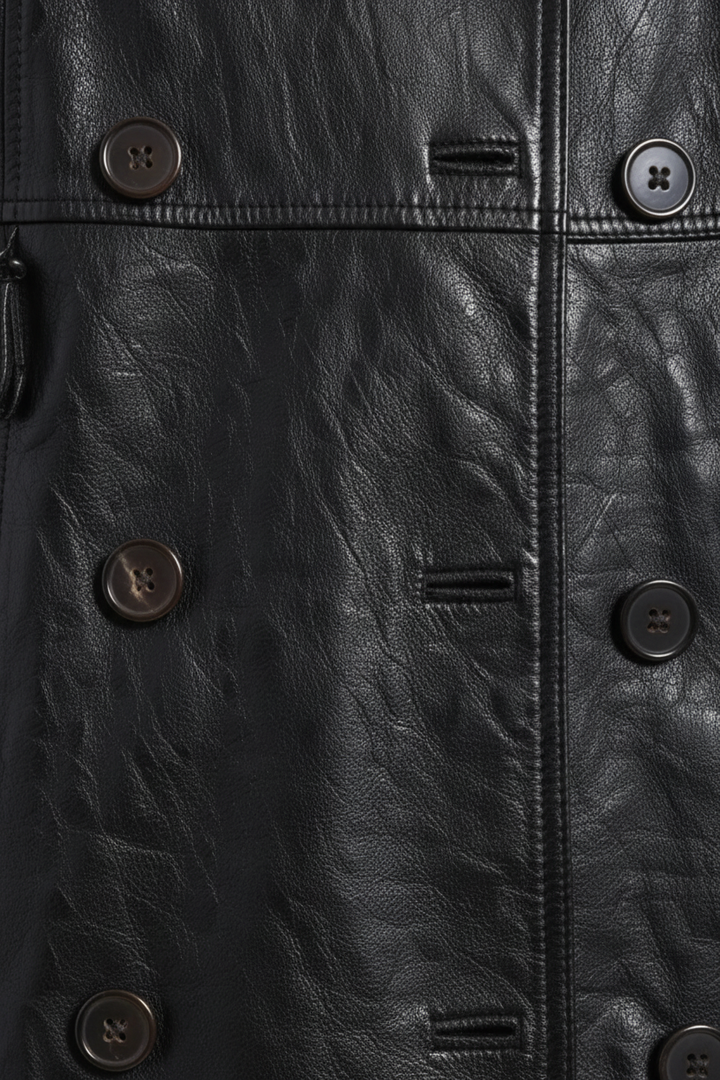 BEATRICE - Bubble Leather - Coat Sheep Leather Studio Quiet Luxury