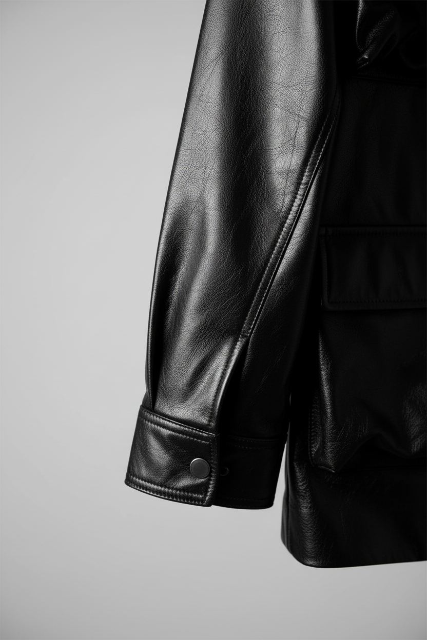 CECILE - Oversized Wax Co - premium waxed texture, sleeve, cuff