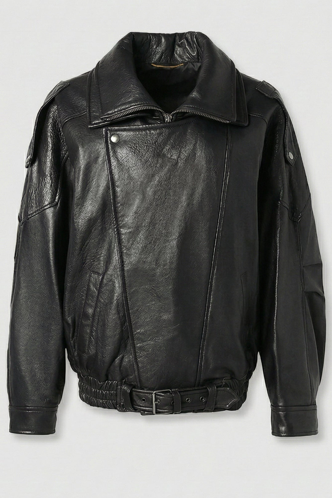 Billie - Black Oversize Bubble Jacket, full shot