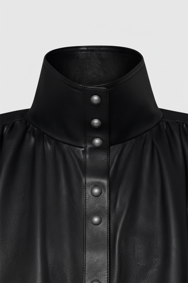 CHANTAL - Sheepskin Jacke - sheepskin, collar, detail, luxury