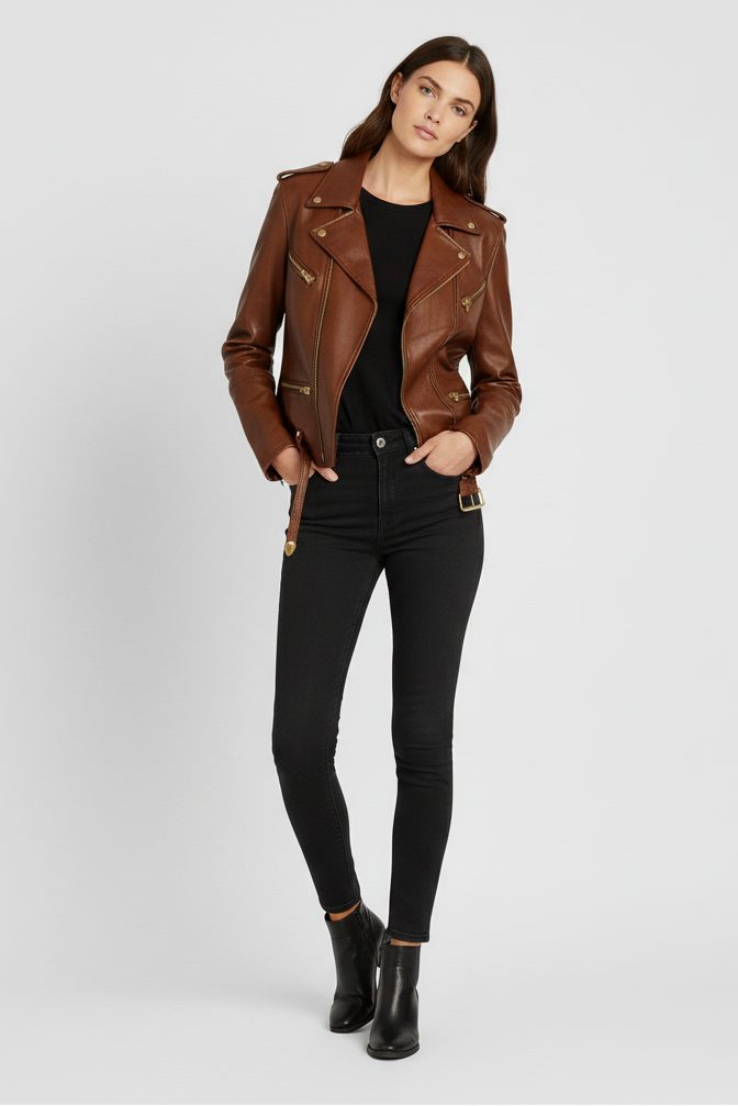 DALLAS - Oversized Vintag - leather jacket, quiet luxury, studio