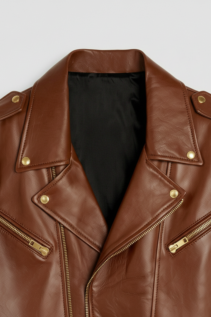 DALLAS - Oversized Vintage - collar, fabric texture, stitching detail