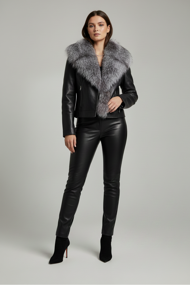 DELTA - Sable Fur Collar - Luxurious, soft, elegant relaxed view