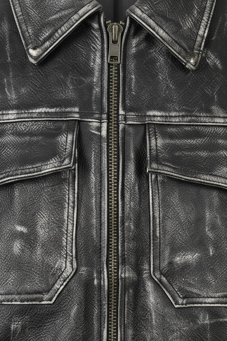 DIXIE - Distressed Leathe - Face view
