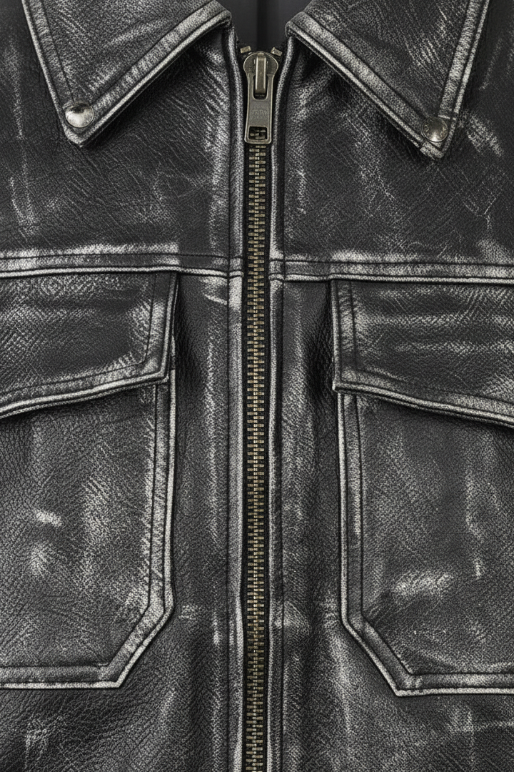 DIXIE - Distressed Leathe - Face view
