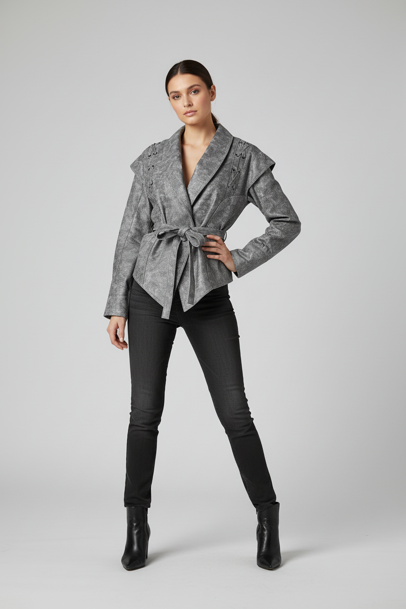 DOROTHY - Distressed Leat - vintage finish, premium leather, studio, elegant