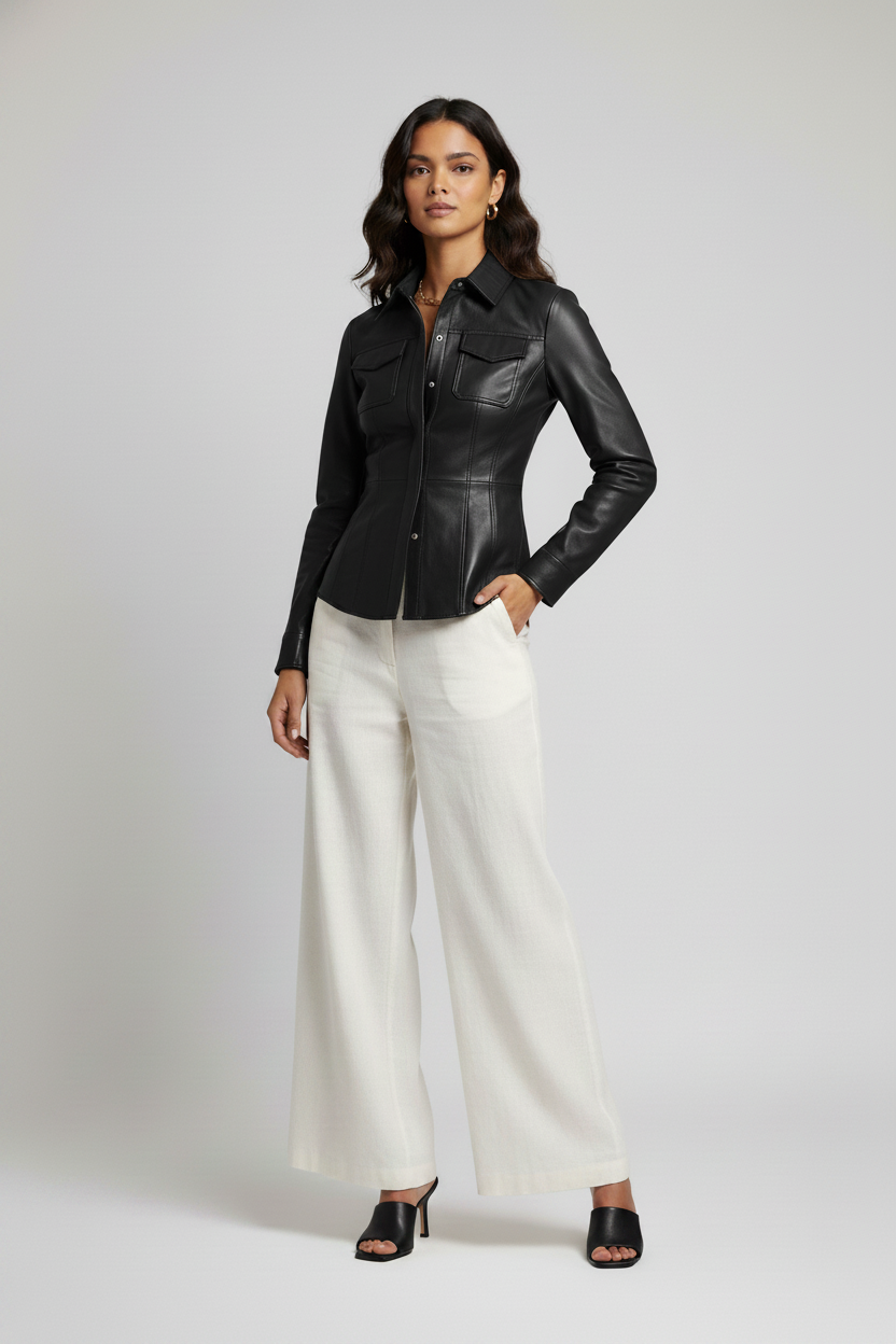 ELEANOR – Single-Breasted - black shoes studio quiet luxury